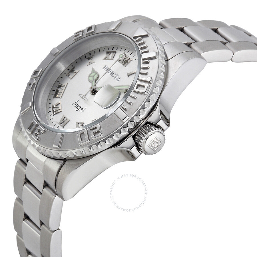 Invicta Angel Silver-tone Dial Stainless Steel Ladies Watch 14320 - Dawson Watches #2