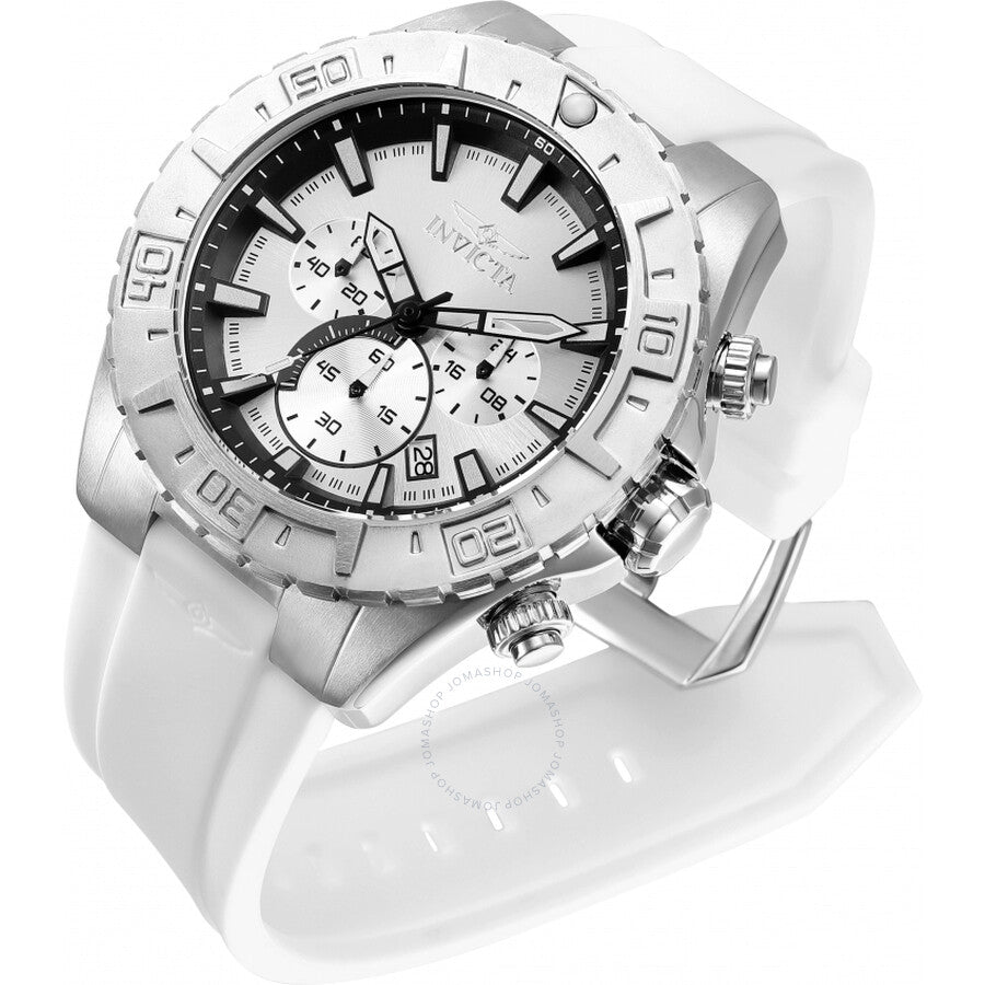 Invicta Aviator Chronograph Quartz Silver Dial Men's Watch 37634 - Dawson Watches #2