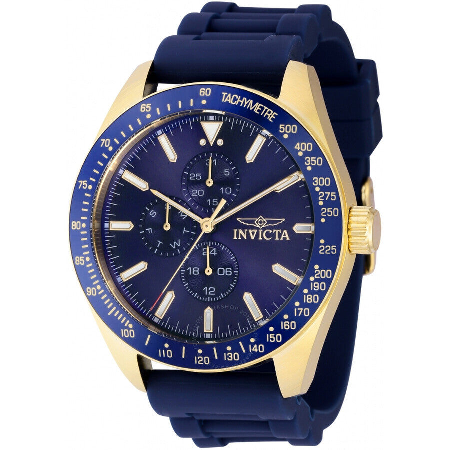 Invicta Aviator Quartz Blue Dial Men's Watch 38403 - Dawson Watches