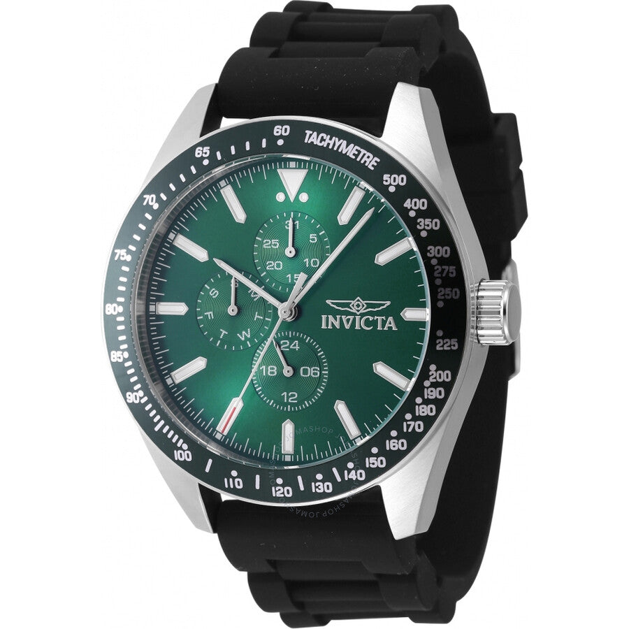 Invicta Aviator Quartz Green Dial Men's Watch 47591 - Dawson Watches
