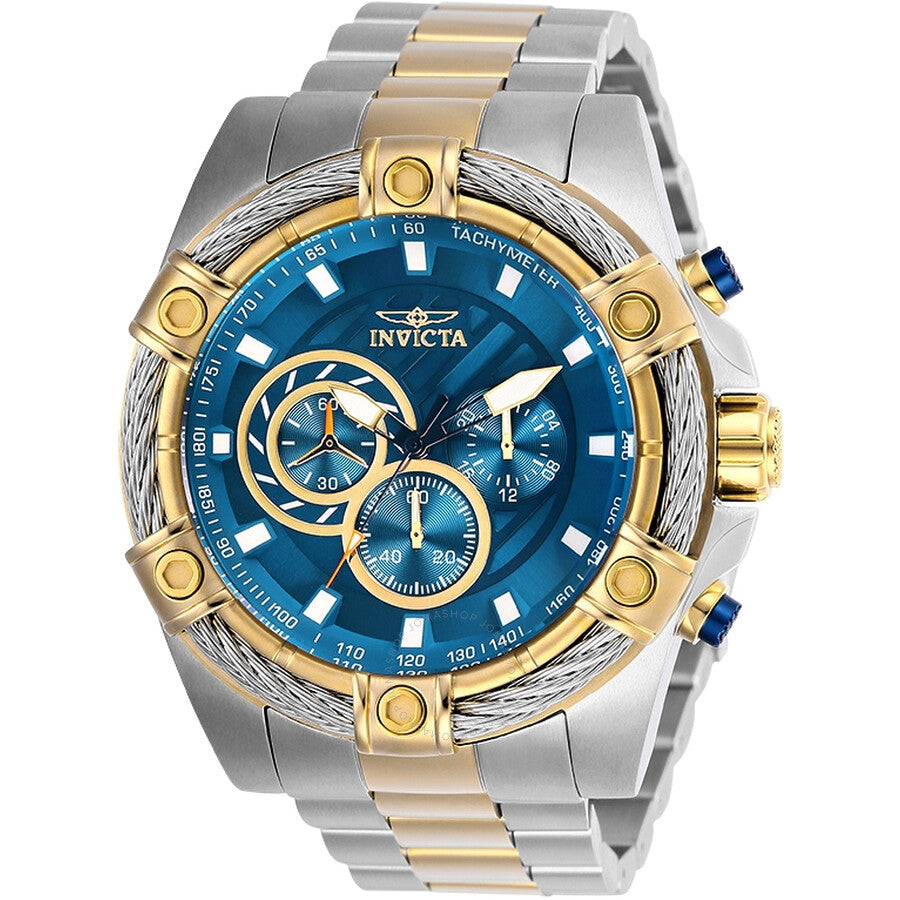 Invicta Bolt Chronograph Blue Dial Men's Watch 25522 - Dawson Watches