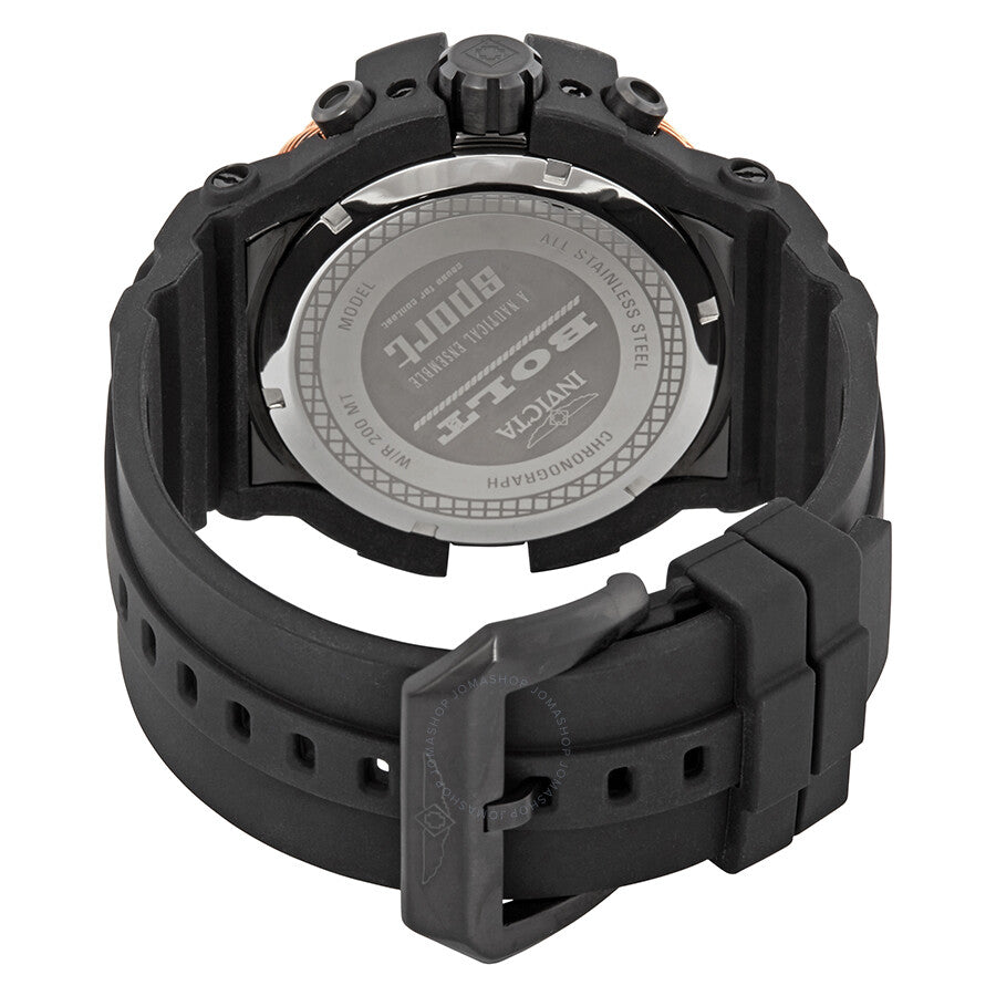 Invicta Bolt Chronograph Black Carbon Fiber Dial Men's Watch 23867 - Dawson Watches #3
