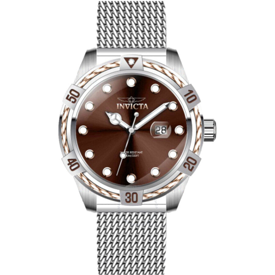Invicta Bolt Quartz Brown Dial Men's Watch 43554 - Dawson Watches