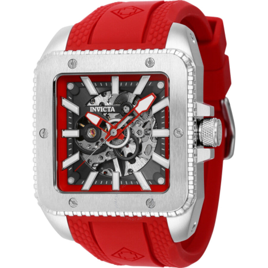 Invicta Cuadro Hand Wind Silver Dial Men's Watch 44002 - Dawson Watches