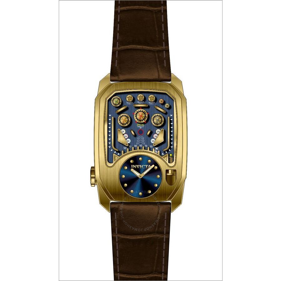 Invicta Cuadro Quartz Black Dial Men's Watch 35451 - Dawson Watches