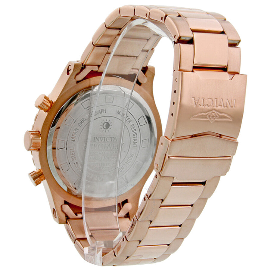 Invicta Elegant Ocean Chronograph Rose Dial Rose Gold-tone Men's Watch 1271 - The Watches Men & Co #5