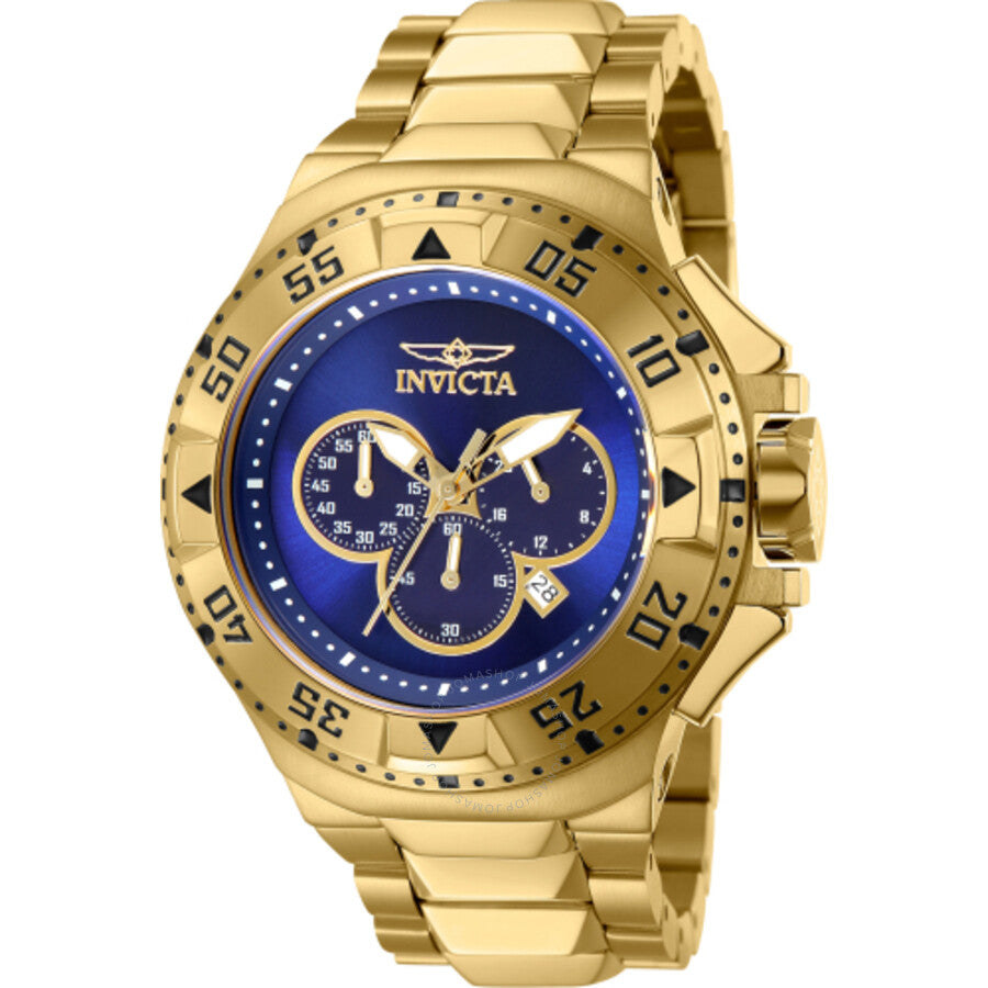 Invicta Excursion Chronograph Quartz Blue Dial Men's Watch 43648 - Dawson Watches