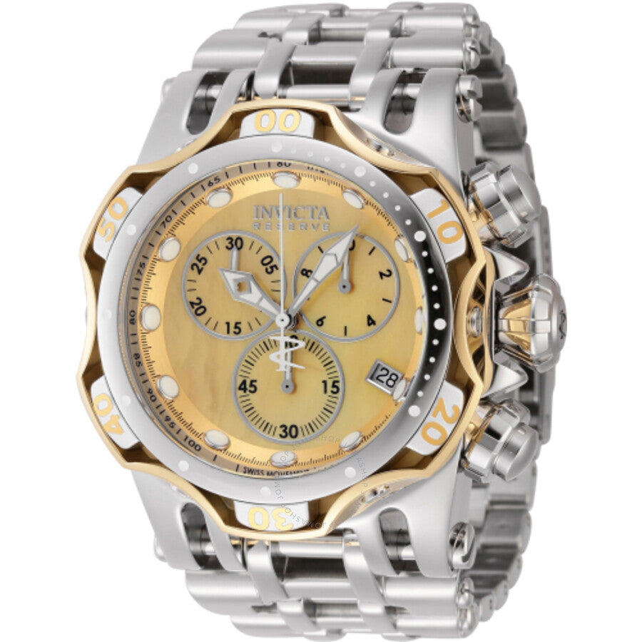 Invicta Fusion Chronograph Quartz Gold Dial Men's Watch 45655 - Dawson Watches