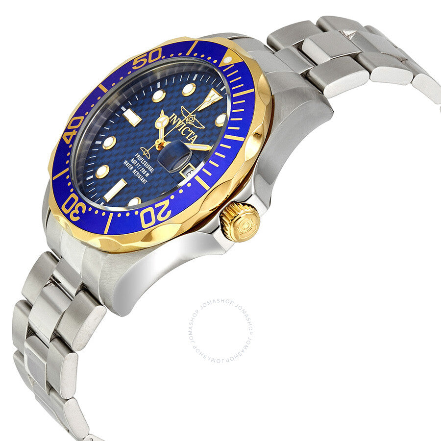 Invicta Grand Diver Blue Carbon Fiber Dial Men's Watch 12566 - Dawson Watches #2