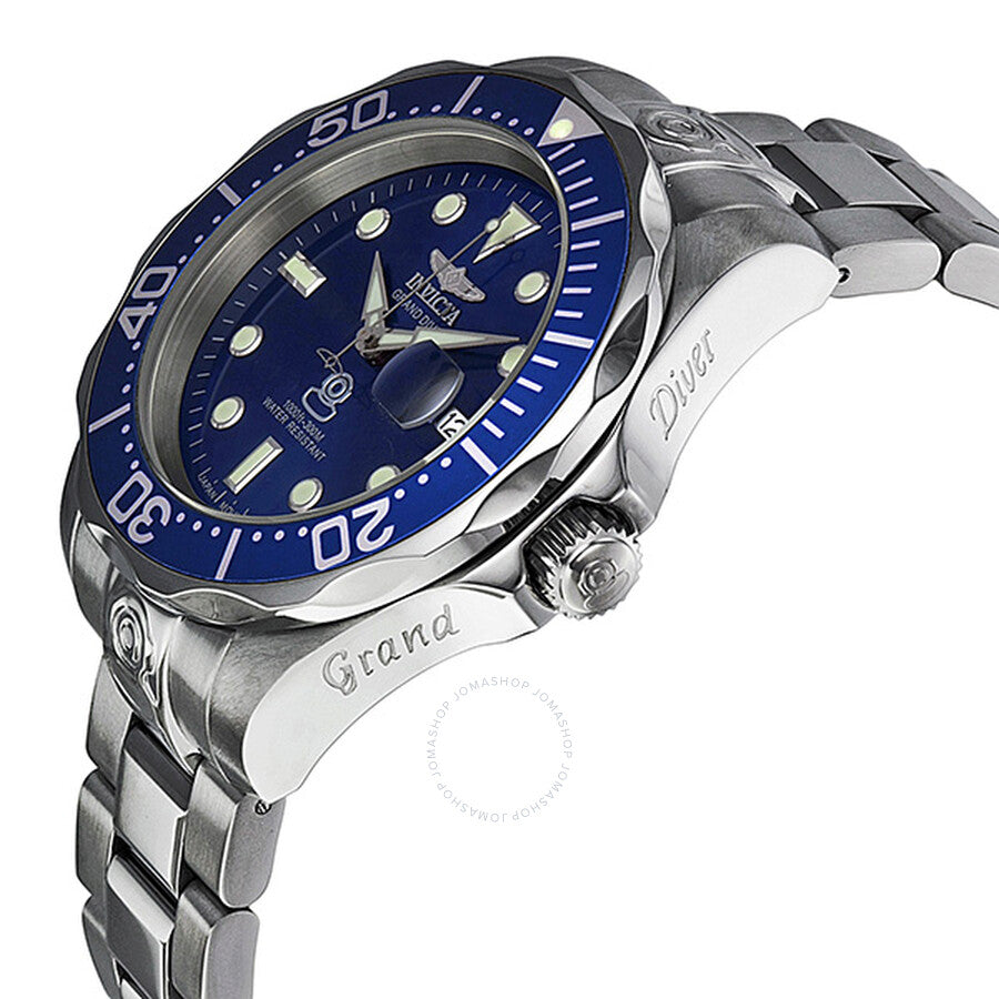Invicta Grand Diver Blue Dial Stainless Steel Men's Watch 3045 - Dawson Watches #2