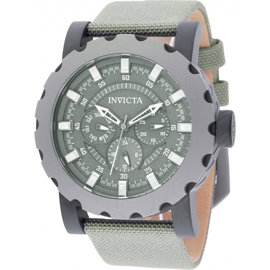 Invicta I-Force Quartz Olive Green Dial Men's Watch 47586 - Dawson Watches