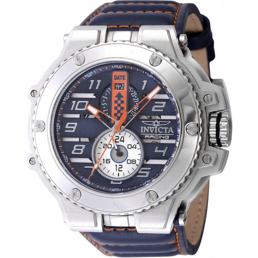Invicta Invicta Racing Downforce GMT Quartz Blue Dial Men's Watch 47378 - Dawson Watches
