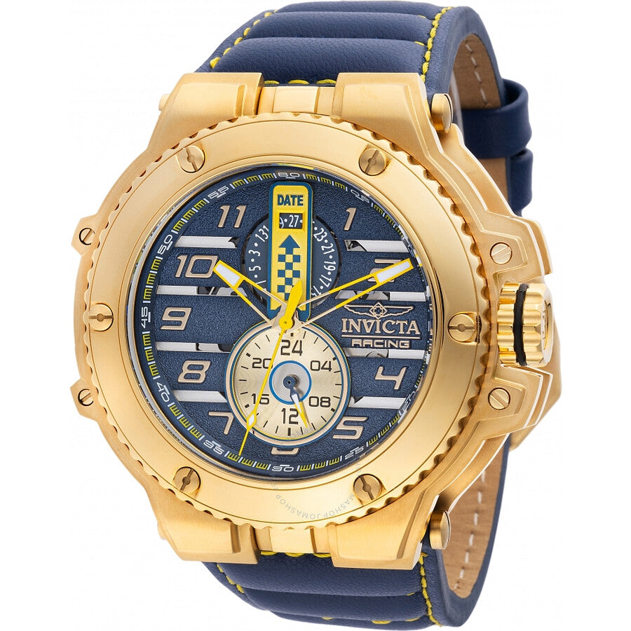 Invicta Invicta Racing Downforce GMT Quartz Blue Dial Men's Watch 47379 - Dawson Watches