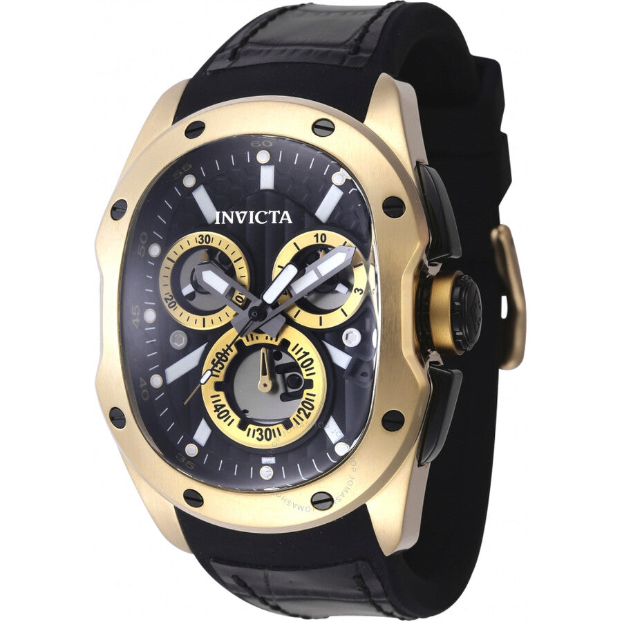 Invicta Lupah Revolution 2.0 Chronograph Quartz Black Dial Men's Watch 45441 - Dawson Watches