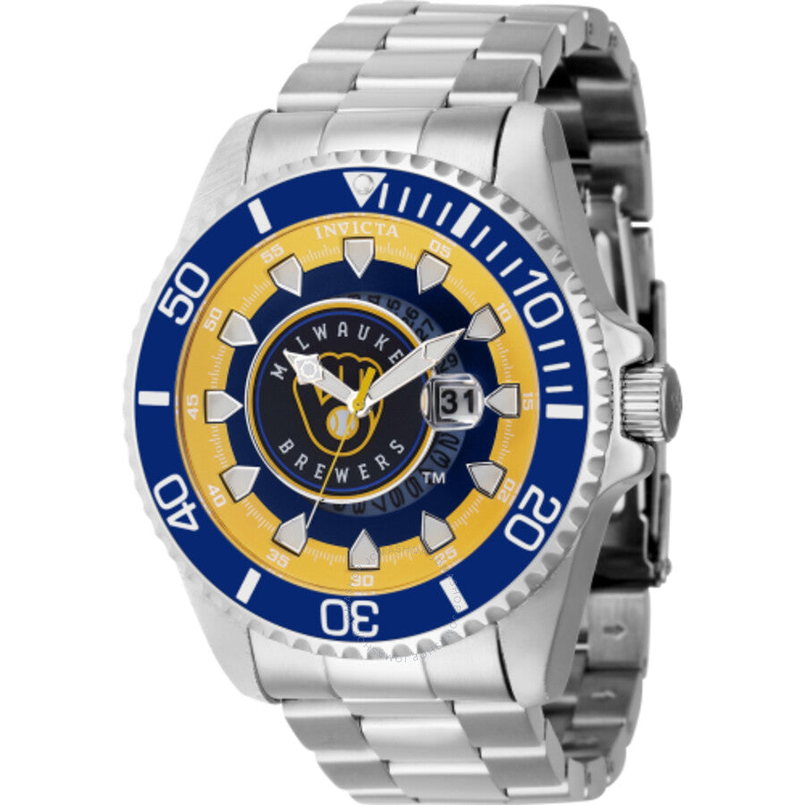 Invicta MLB Milwaukee Brewers Quartz Men's Watch 43469 - Dawson Watches
