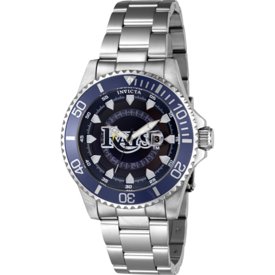 Invicta MLB Tampa Bay Rays Quartz Blue Dial Men's Watch 43480 - The Watches Men & Co