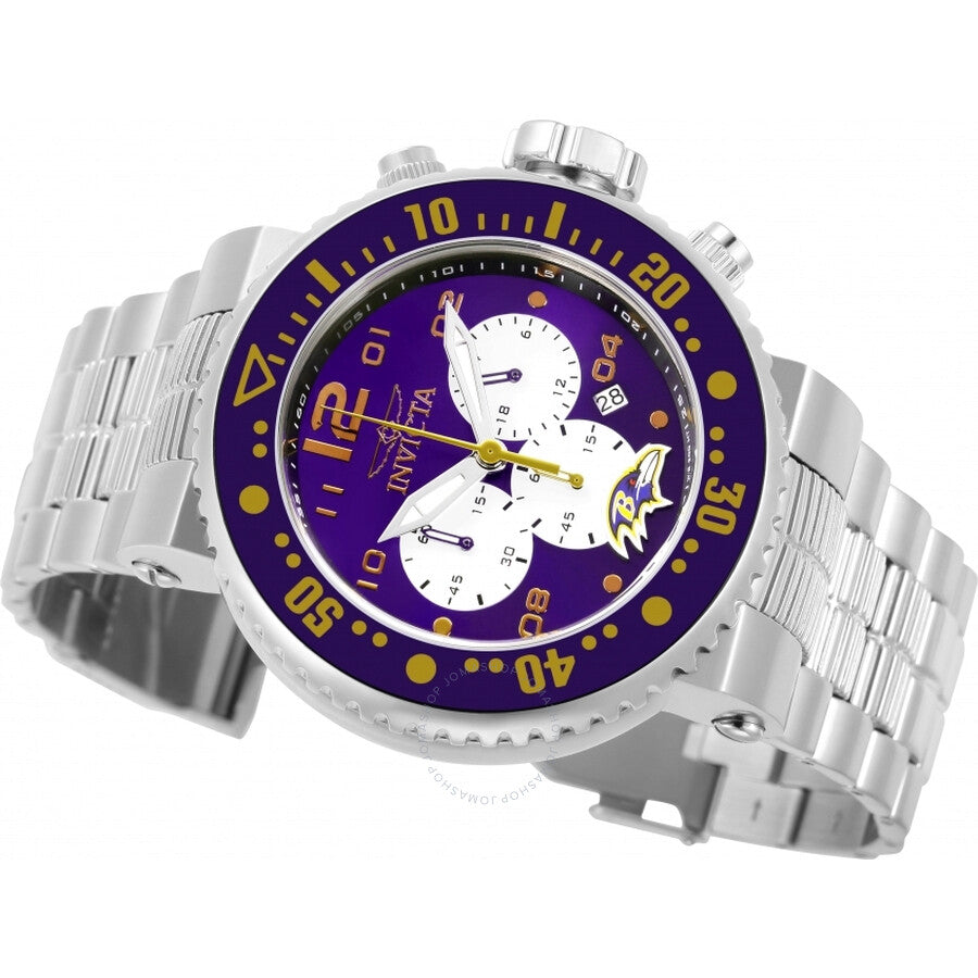 Invicta NFL Baltimore Ravens Chronograph Quartz Men's Watch 30257 - Dawson Watches #2