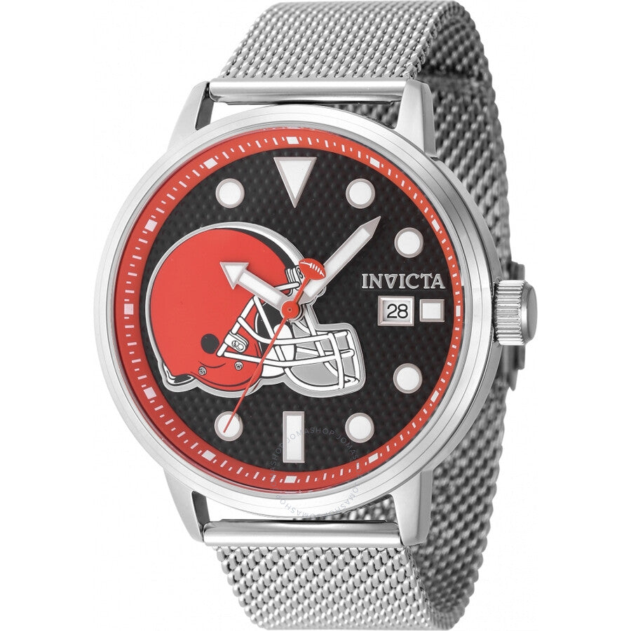 Invicta Nfl Cleveland Browns Quartz Brown Dial Men's Watch 47987 - Dawson Watches