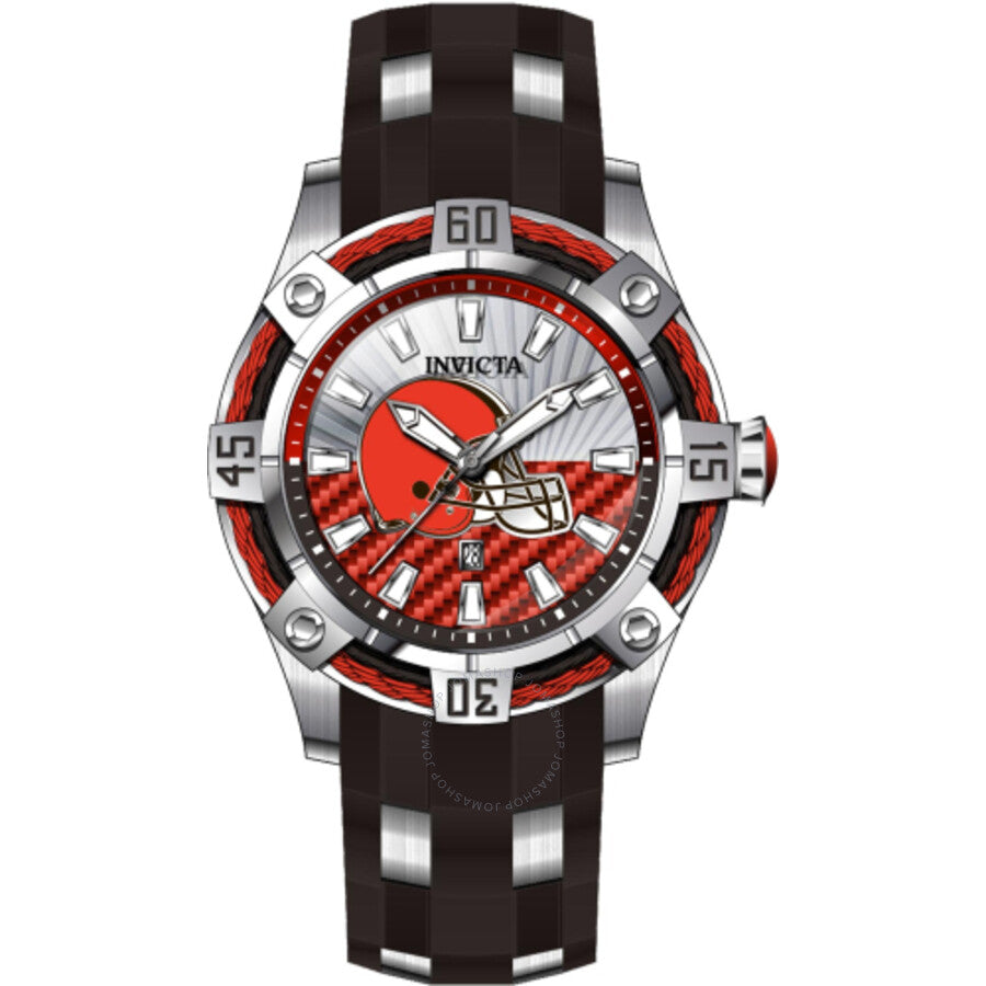 Invicta NFL Cleveland Browns Quartz Red Dial Men's Watch 42075 - Dawson Watches