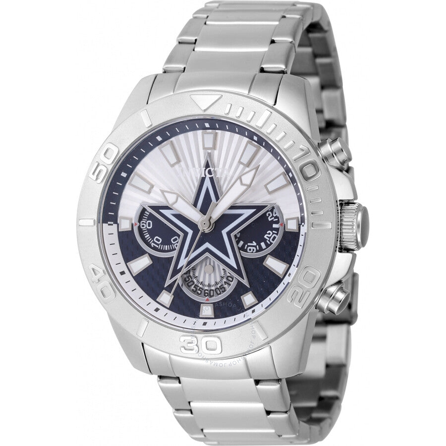 Invicta Nfl Dallas Cowboys Chronograph GMT Quartz Men's Watch 47932 - Dawson Watches