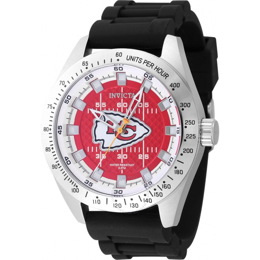 Invicta Nfl Kansas City Chiefs Quartz Men's Watch 47865 - Dawson Watches