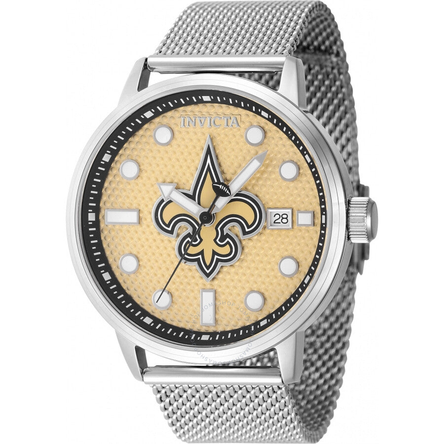 Invicta Nfl New Orleans Saints Quartz Men's Watch 47981 - The Watches Men & Co