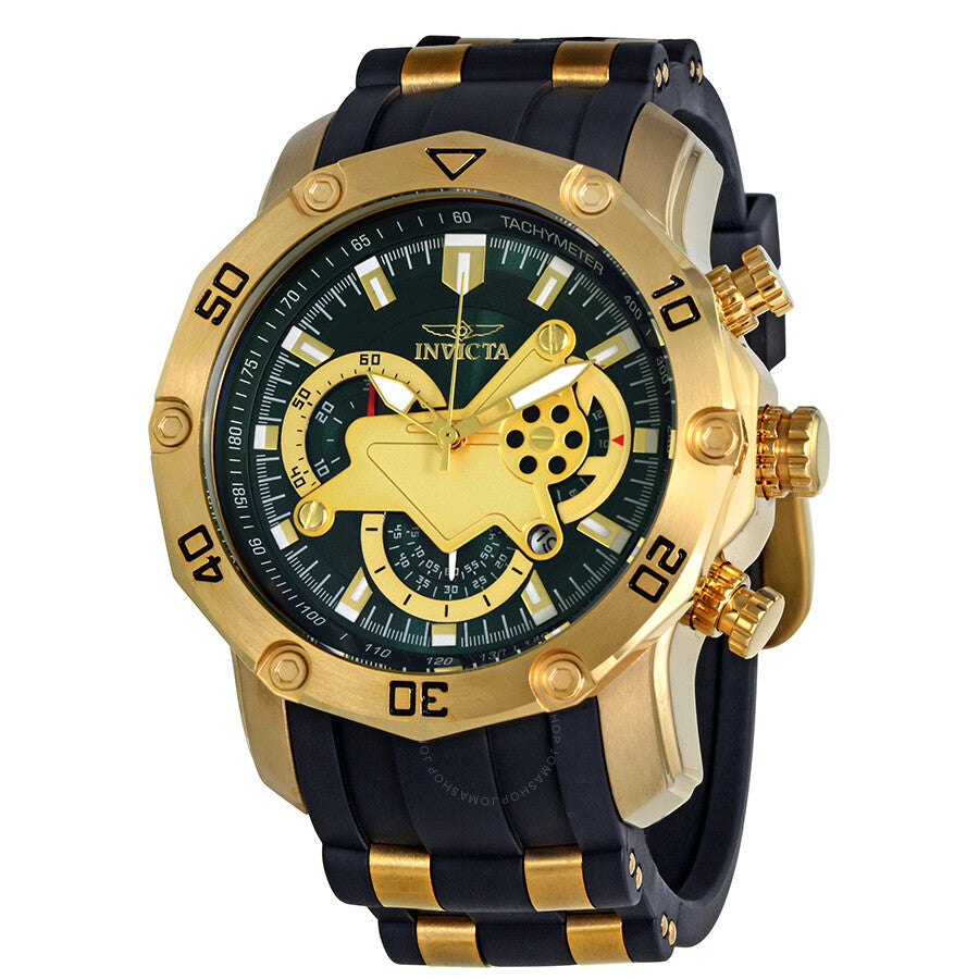 Invicta Pro Dive Chronograph Green Dial Men's Watch 23425 - Dawson Watches