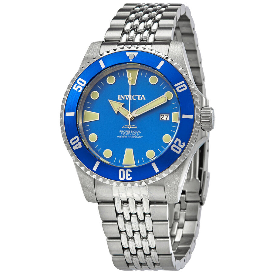 Invicta Pro Diver Automatic Blue Dial Stainless Steel Men's Watch 33503 - Dawson Watches
