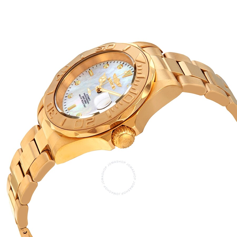 Invicta Pro Diver Automatic White Mother of Pearl Dial Men's Watch 28694 - Dawson Watches #2