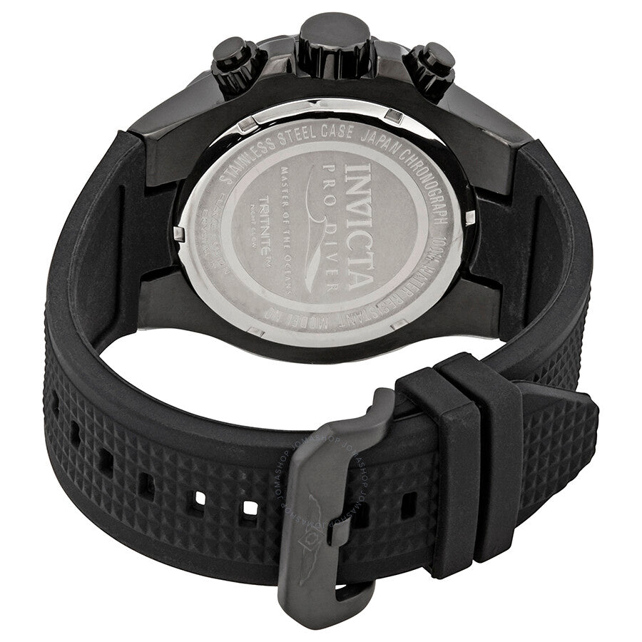 Invicta Pro Diver Black Dial Black Plastic Men's Quartz Watch 18741 - Dawson Watches #3