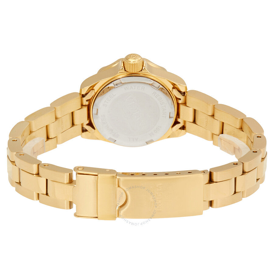 Invicta Pro Diver Champagne Dial 18kt Gold-plated Ladies Watch 17038 - Dawson Watches #3