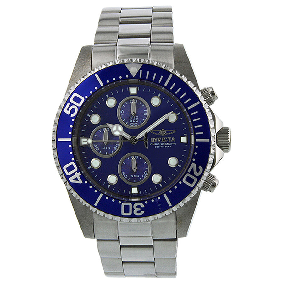 Invicta Pro Diver Chronograph Blue Dial Men's Watch 1769#1769 - Dawson Watches #6