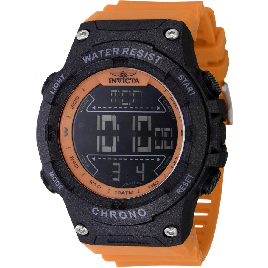 Invicta Racing Alarm Chronograph GMT Quartz Digital Black Dial Men's Watch 48050 - Dawson Watches