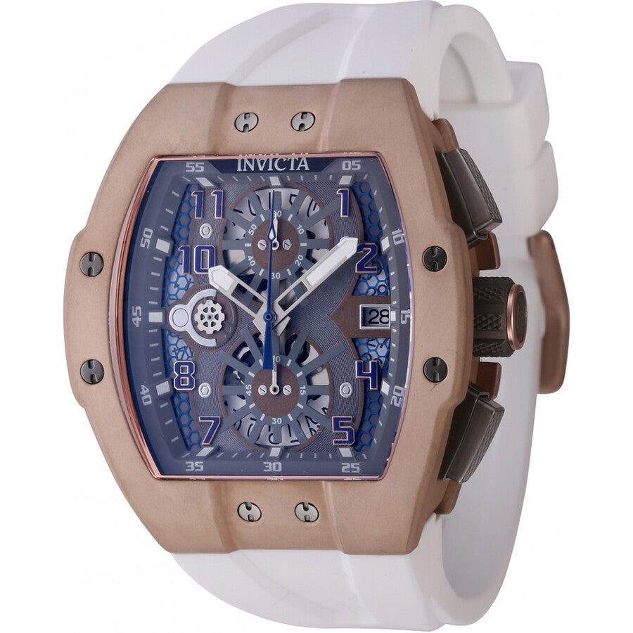 Invicta Racing Chronograph Quartz Grey Dial Titanium Men's Watch 47190 - Dawson Watches