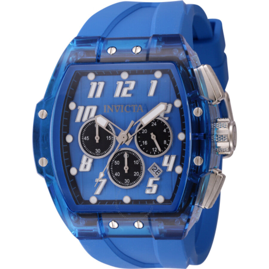 Invicta S1 Rally Chronograph GMT Date Quartz Blue Dial Men's Watch 45484 - Dawson Watches