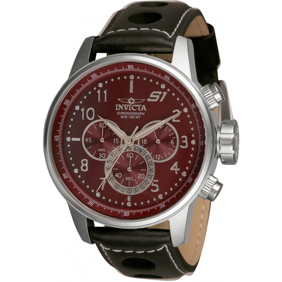 Invicta S1 Rally Chronograph Quartz Burgundy Dial Men's Watch 30915 - Dawson Watches