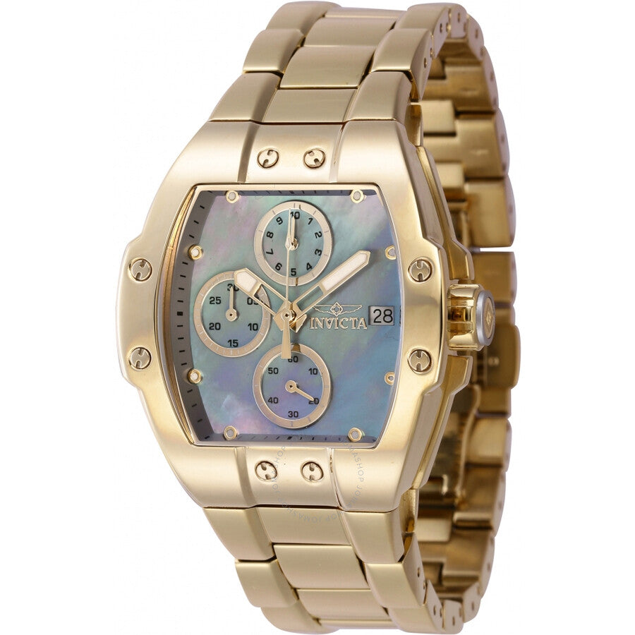 Invicta S1 Rally Chronograph Quartz Platinum Dial Ladies Watch 45770 - Dawson Watches