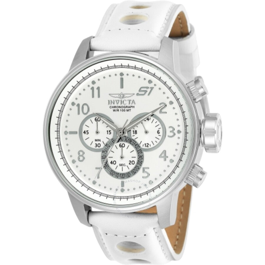 Invicta S1 Rally Chronograph Quartz White Dial Men's Watch 24083 - Dawson Watches