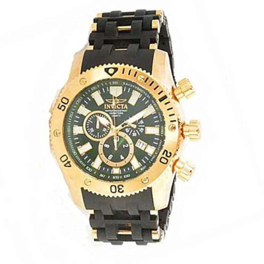 Invicta Sea Spider Chronograph Black Dial Men's Watch 0140 - Dawson Watches
