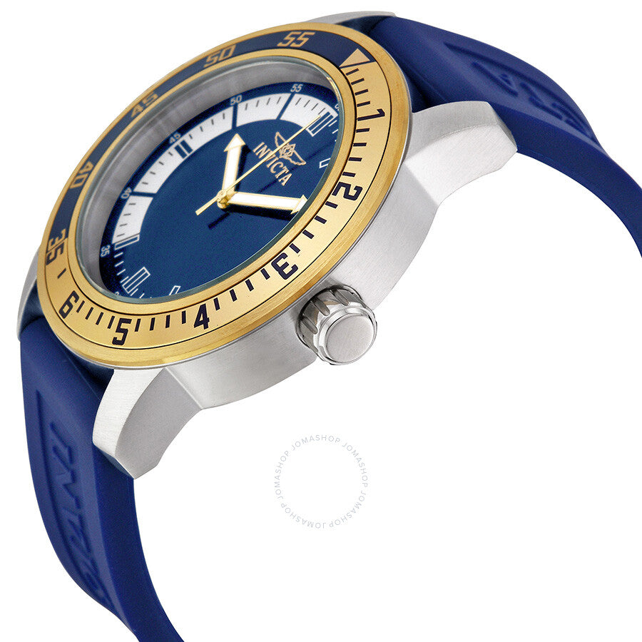 Invicta Specialty Blue Dial Blue Rubber Men's Watch 12847 - Dawson Watches #2