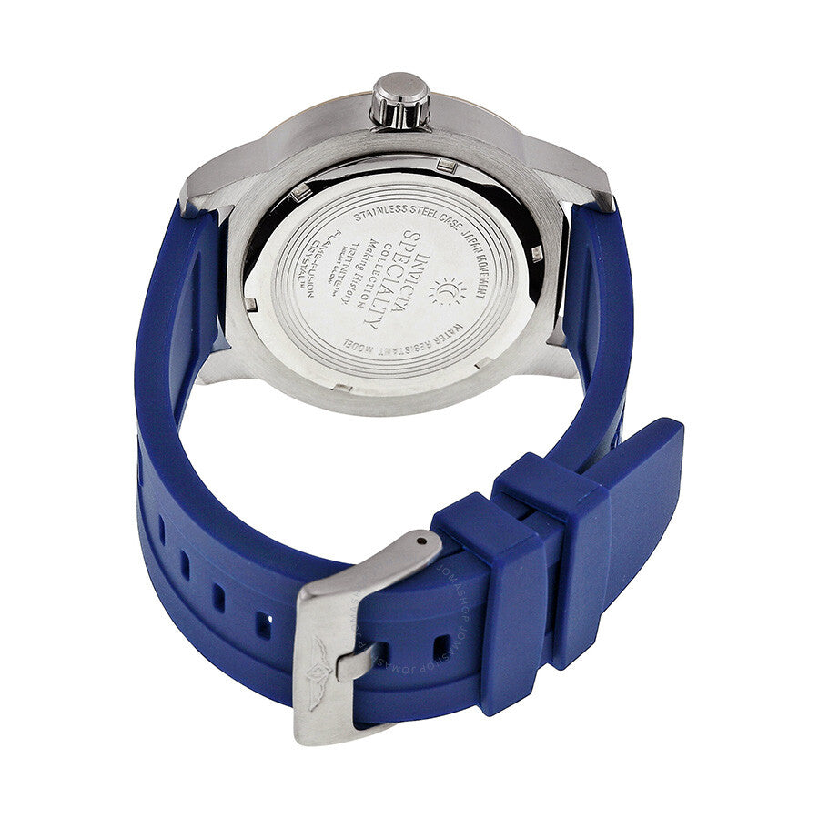 Invicta Specialty Blue Dial Blue Rubber Men's Watch 12847 - Dawson Watches #3