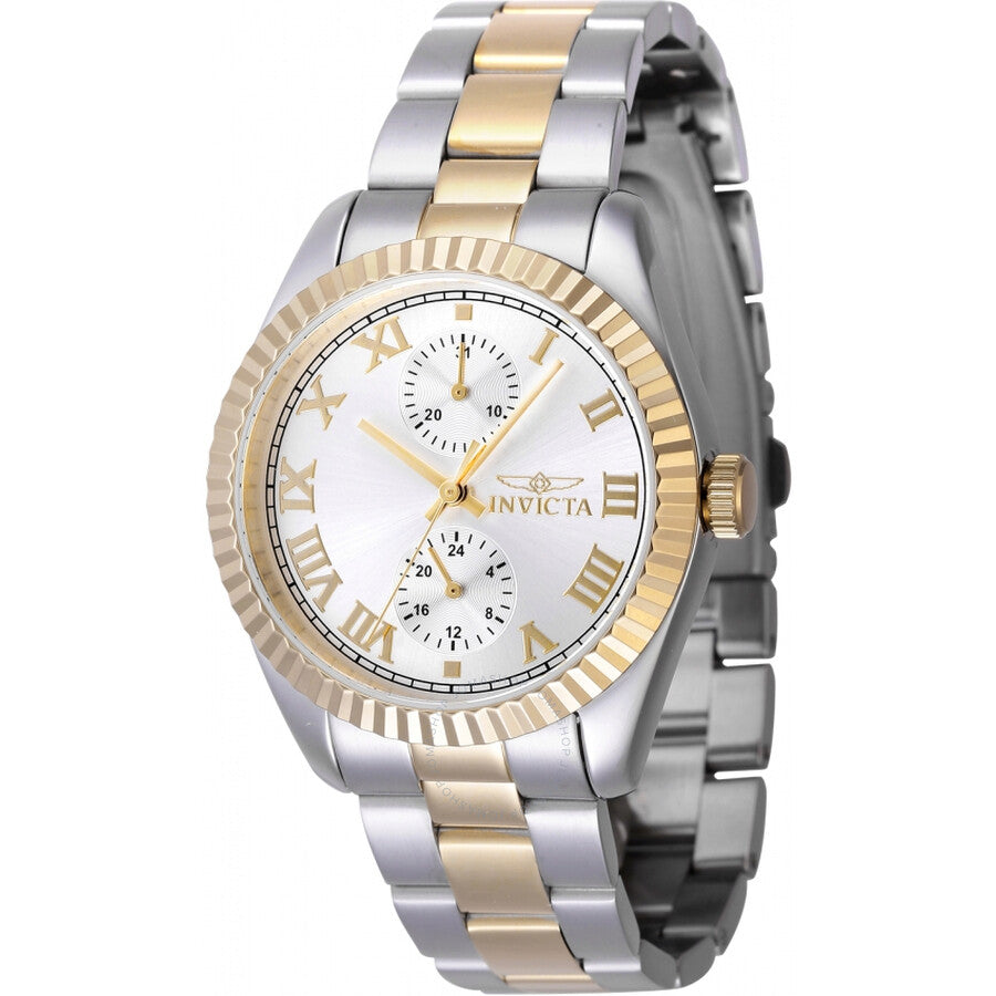 Invicta Specialty GMT Quartz Silver Dial Ladies Watch 47440 - Dawson Watches