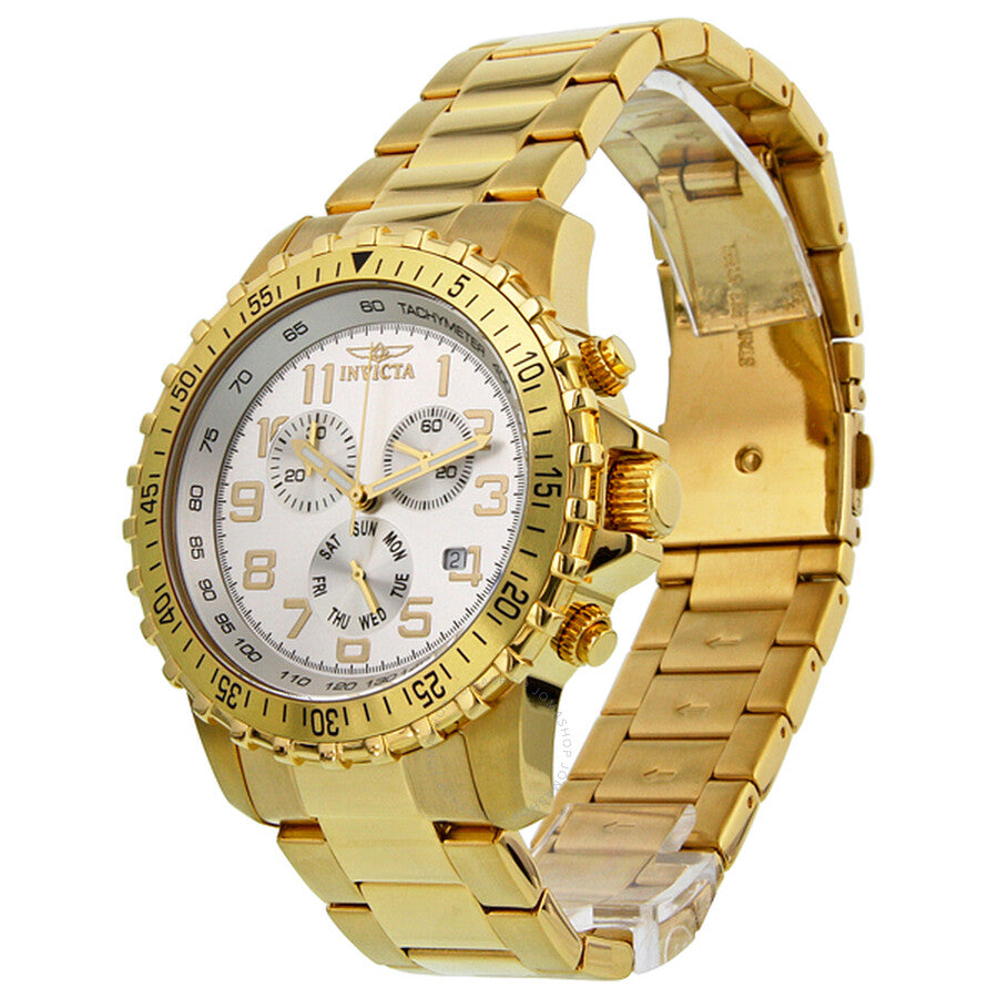 Invicta Specialty Pilot Chronograph Silver Dial Men's Watch 11369 - Dawson Watches #2