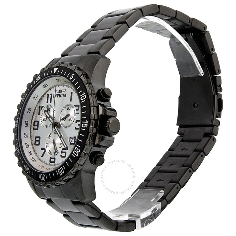 Invicta Specialty Pilot Chronograph Silver Dial Men's Watch 11370 - Dawson Watches #3