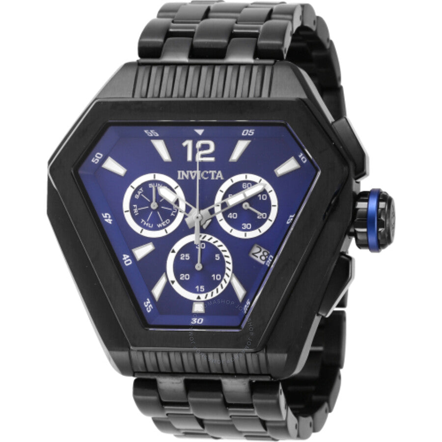 Invicta Speedway Chronograph Date Quartz Blue Dial Men's Watch 46096 - The Watches Men & Co