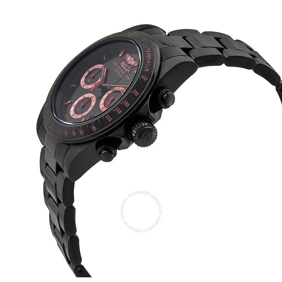 Invicta Speedway Chronograph Quartz Black Dial Men's Watch 27773 - Dawson Watches #2