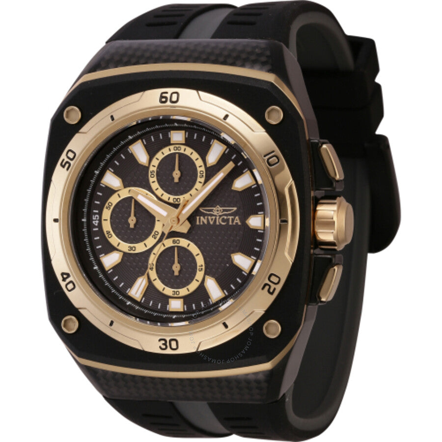 Invicta Speedway Chronograph Quartz Black Dial Men's Watch 46110 - Dawson Watches