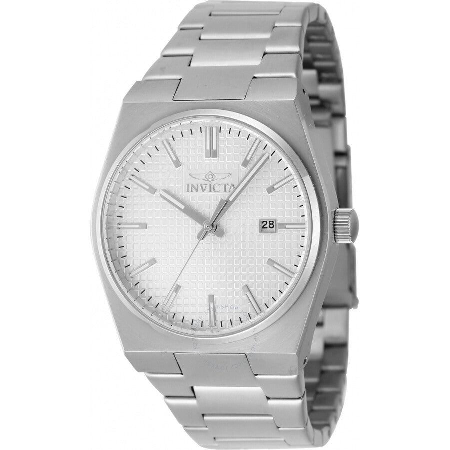 Invicta Speedway Zager Exclusive Quartz Silver Dial Men's Watch 48393 - Dawson Watches