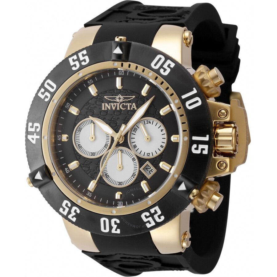Invicta Subaqua Noma III Chronograph GMT Quartz Black Dial Men's Watch 47330 - Dawson Watches