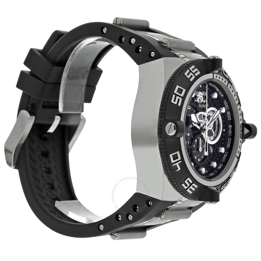 Invicta Subaqua Noma IV Black Dial Chronograph Stainless Steel Men's Watch 6564#6564 - The Watches Men & Co #6